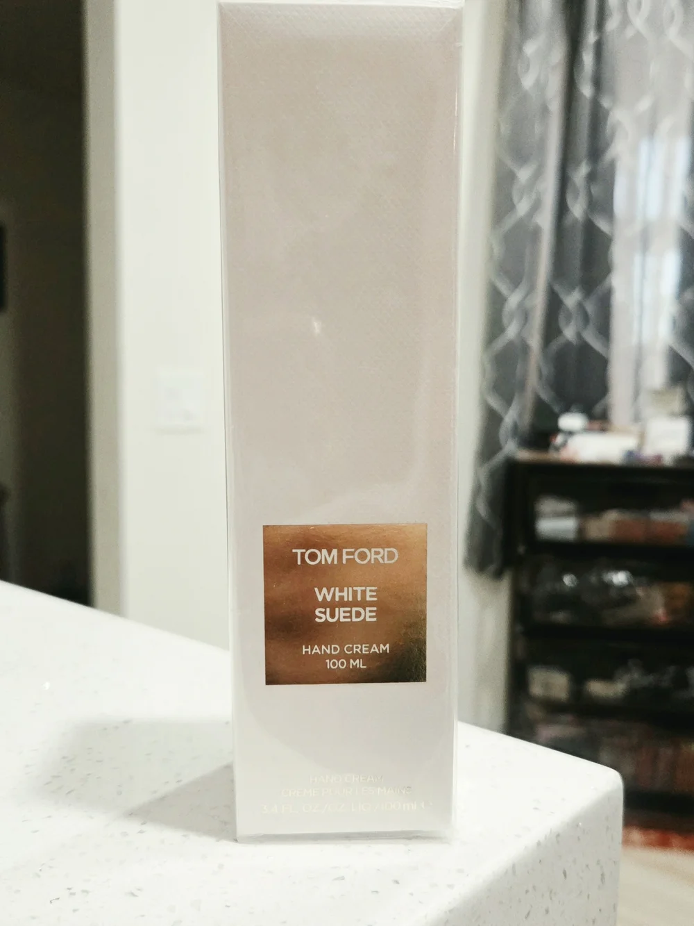 Tom Ford White Suede Hand Cream - White